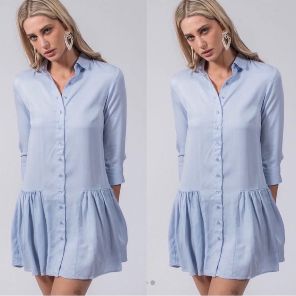 Tuckernuk The Shirt by ROCHELLE BEHRENS Drop waist shirt dress